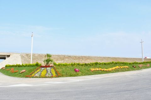 Abşeron rayonunda genişmiqyaslı abadlıq-quruculuq işləri davam etdirilir -    FOTOLAR — foto 29