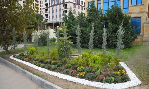 Abşeron rayonunda genişmiqyaslı abadlıq-quruculuq işləri davam etdirilir -    FOTOLAR — foto 6