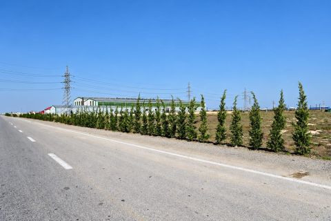 Abşeron rayonunda genişmiqyaslı abadlıq-quruculuq işləri davam etdirilir -    FOTOLAR — foto 21
