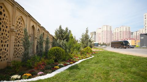 Abşeron rayonunda genişmiqyaslı abadlıq-quruculuq işləri davam etdirilir -    FOTOLAR — foto 15