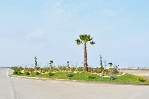 Abşeron rayonunda genişmiqyaslı abadlıq-quruculuq işləri davam etdirilir -    FOTOLAR — foto 27