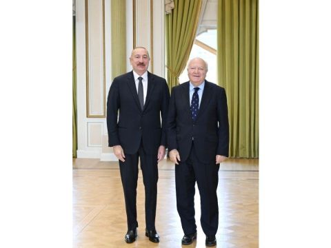 Prezident İlham Əliyev BMT-nin Sivilizasiyalar Alyansının ali nümayəndəsini qəbul edib — foto 1