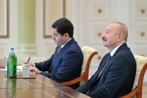 Prezident İlham Əliyev BMT-nin Sivilizasiyalar Alyansının ali nümayəndəsini qəbul edib — foto 6