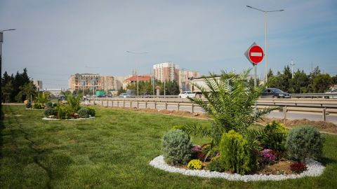 Abşeron rayonunda genişmiqyaslı abadlıq-quruculuq işləri davam etdirilir -    FOTOLAR — foto 38