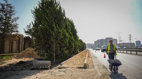 Abşeron rayonunda genişmiqyaslı abadlıq-quruculuq işləri davam etdirilir -    FOTOLAR — foto 40