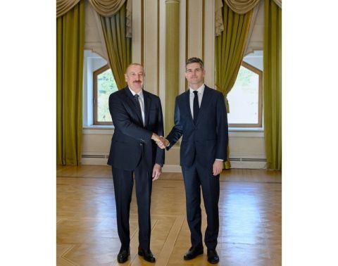 Prezident İlham Əliyev Niderlandın xarici işlər nazirini qəbul etdi — foto 1