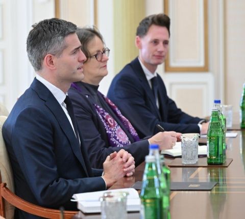 Prezident İlham Əliyev Niderlandın xarici işlər nazirini qəbul etdi — foto 2
