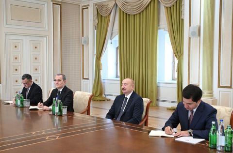 Prezident İlham Əliyev Niderlandın xarici işlər nazirini qəbul etdi — foto 6