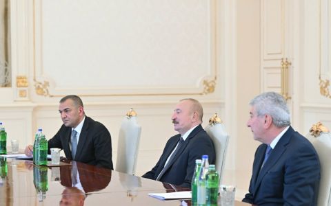 Prezident İlham Əliyev Dünya Turizm Təşkilatının Baş katibini qəbul edib - FOTO — foto 3