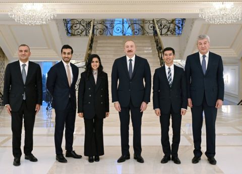 Prezident İlham Əliyev Dünya Turizm Təşkilatının Baş katibini qəbul edib - FOTO — foto 7