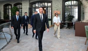 Prezident İlham Əliyev Şamaxıda “Meysari Grand Hotel & SPA” kompleksinin açılışında iştirak edib -        FOTO - YENİLƏNİB — foto 5