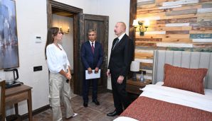 Prezident İlham Əliyev Şamaxıda “Nəsimi Bağları” kompleksi ilə tanış olub -     FOTO - YENİLƏNİB — foto 2
